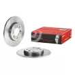 Jeu de 2 disques de frein arrière BREMBO 08.5651.10 - Visuel 1