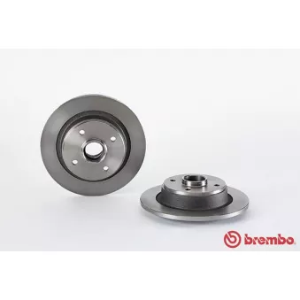 Jeu de 2 disques de frein arrière BREMBO 08.5653.10