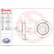 Jeu de 2 disques de frein arrière BREMBO 08.5719.10 - Visuel 2