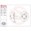 Jeu de 2 disques de frein avant BREMBO 08.5741.10 - Visuel 2