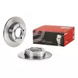 Jeu de 2 disques de frein arrière BREMBO 08.5775.10 - Visuel 1