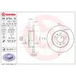 Jeu de 2 disques de frein arrière BREMBO 08.6704.11 - Visuel 2