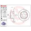 Jeu de 2 disques de frein arrière BREMBO 08.6853.81 - Visuel 2