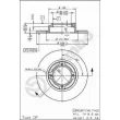 Jeu de 2 disques de frein arrière BREMBO 08.6858.10 - Visuel 2