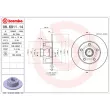 Jeu de 2 disques de frein arrière BREMBO 08.6911.14 - Visuel 2