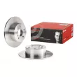 Jeu de 2 disques de frein arrière BREMBO 08.7015.10 - Visuel 1