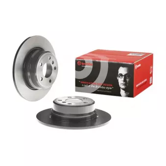Jeu de 2 disques de frein arrière BREMBO 08.7019.81