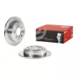 Jeu de 2 disques de frein arrière BREMBO 08.7104.14 - Visuel 1
