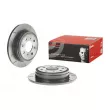 Jeu de 2 disques de frein arrière BREMBO 08.7104.75 - Visuel 1