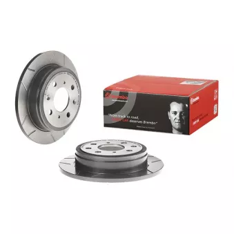 Jeu de 2 disques de frein arrière BREMBO 08.7104.75