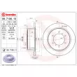 Jeu de 2 disques de frein arrière BREMBO 08.7106.11 - Visuel 2