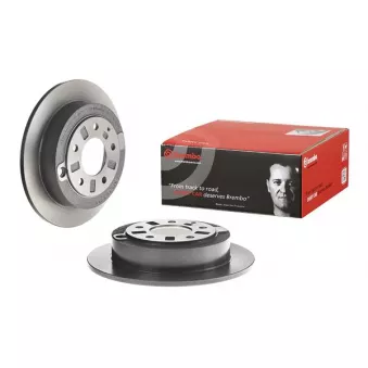 Jeu de 2 disques de frein arrière BREMBO 08.7107.11