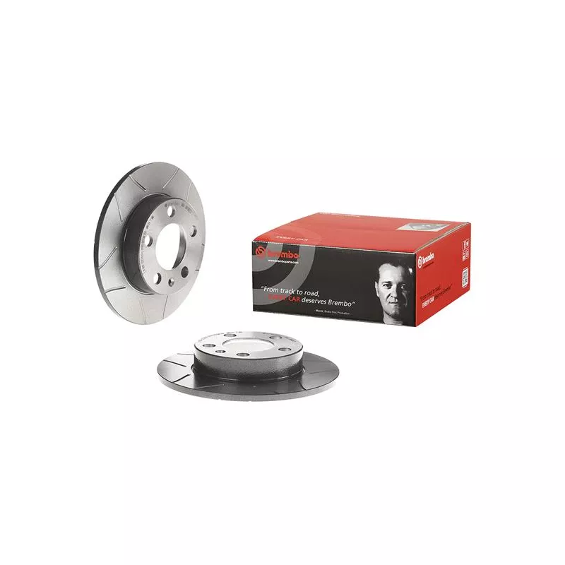 Jeu de 2 disques de frein arrière BREMBO 08.7165.75