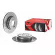 Jeu de 2 disques de frein arrière BREMBO 08.7211.2X - Visuel 1
