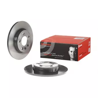 Jeu de 2 disques de frein arrière BREMBO 08.7288.11