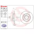 Jeu de 2 disques de frein arrière BREMBO 08.7288.14 - Visuel 2
