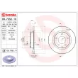 Jeu de 2 disques de frein arrière BREMBO 08.7352.11 - Visuel 2