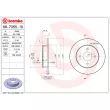 Jeu de 2 disques de frein arrière BREMBO 08.7355.10 - Visuel 2