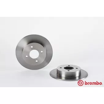Jeu de 2 disques de frein arrière BREMBO 08.7355.10