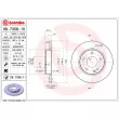 Jeu de 2 disques de frein avant BREMBO 08.7358.11 - Visuel 2