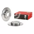 Jeu de 2 disques de frein arrière BREMBO 08.7378.10 - Visuel 1