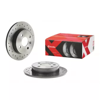 Jeu de 2 disques de frein arrière BREMBO 08.7626.1X