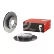 Jeu de 2 disques de frein arrière BREMBO 08.7627.11 - Visuel 1