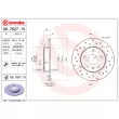 Jeu de 2 disques de frein arrière BREMBO 08.7627.1X - Visuel 2