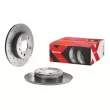 Jeu de 2 disques de frein arrière BREMBO 08.7627.1X - Visuel 1
