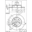Jeu de 2 disques de frein arrière BREMBO 08.7627.75 - Visuel 2
