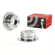 Jeu de 2 disques de frein arrière BREMBO 08.7724.10 - Visuel 1