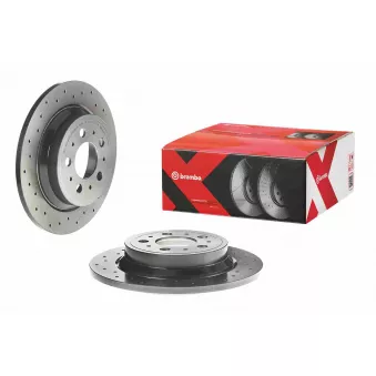 Jeu de 2 disques de frein arrière BREMBO 08.7765.1X