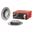 Jeu de 2 disques de frein arrière BREMBO 08.7765.75 - Visuel 1