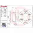 Jeu de 2 disques de frein arrière BREMBO 08.7772.10 - Visuel 2