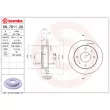 Jeu de 2 disques de frein avant BREMBO 08.7811.20 - Visuel 2