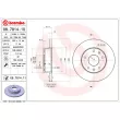 Jeu de 2 disques de frein avant BREMBO 08.7814.11 - Visuel 2