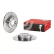 Jeu de 2 disques de frein arrière BREMBO 08.7861.10 - Visuel 1