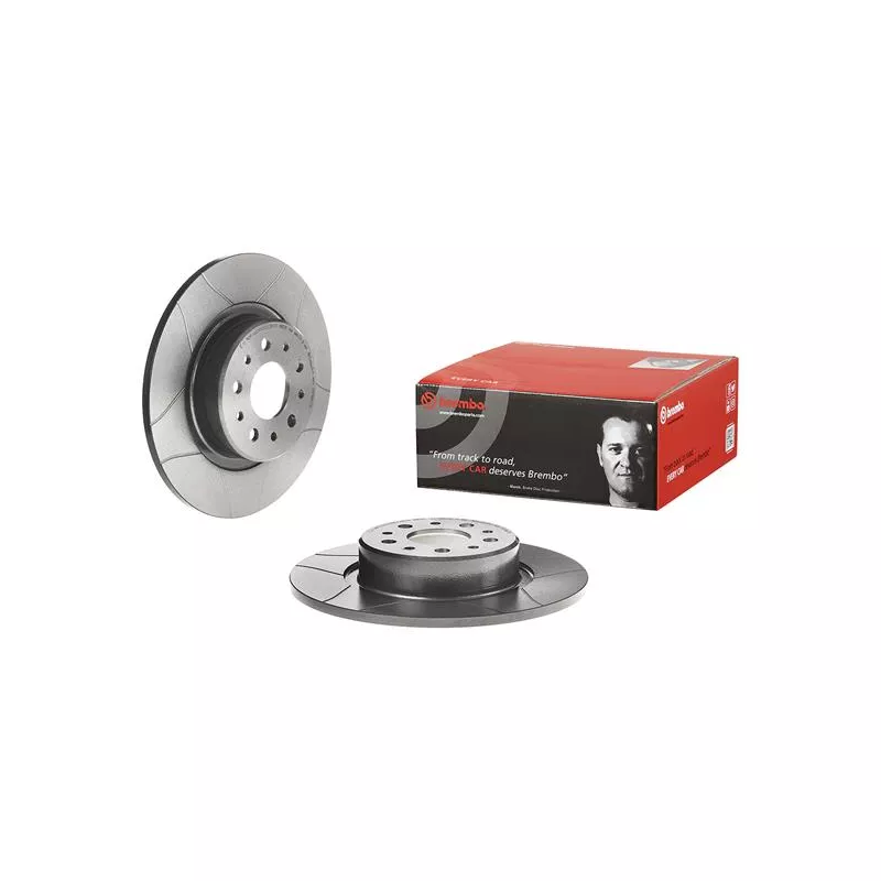 Jeu de 2 disques de frein arrière BREMBO 08.7861.75