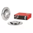 Jeu de 2 disques de frein arrière BREMBO 08.7955.10 - Visuel 1
