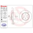 Jeu de 2 disques de frein avant BREMBO 08.8163.10 - Visuel 2