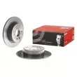 Jeu de 2 disques de frein arrière BREMBO 08.8305.11 - Visuel 1