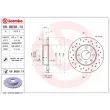 Jeu de 2 disques de frein avant BREMBO 08.8638.1X - Visuel 2