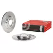 Jeu de 2 disques de frein arrière BREMBO 08.8682.10 - Visuel 1
