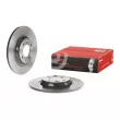 Jeu de 2 disques de frein arrière BREMBO 08.8682.21 - Visuel 1