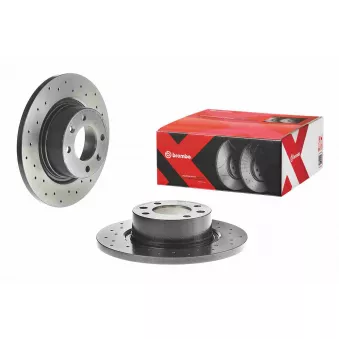 Jeu de 2 disques de frein arrière BREMBO 08.8727.1X