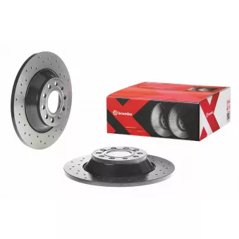 Jeu de 2 disques de frein arrière BREMBO 08.8843.2X
