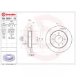 Jeu de 2 disques de frein arrière BREMBO 08.9081.10 - Visuel 2