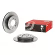 Jeu de 2 disques de frein arrière BREMBO 08.9081.31 - Visuel 1