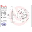 Jeu de 2 disques de frein arrière BREMBO 08.9092.11 - Visuel 2