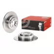 Jeu de 2 disques de frein arrière BREMBO 08.9093.10 - Visuel 1